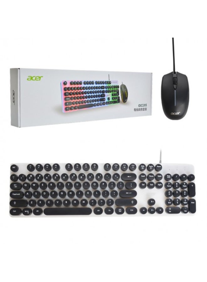 Acer OCC205 Wired Keyboard & Mouse Combo - Image 1